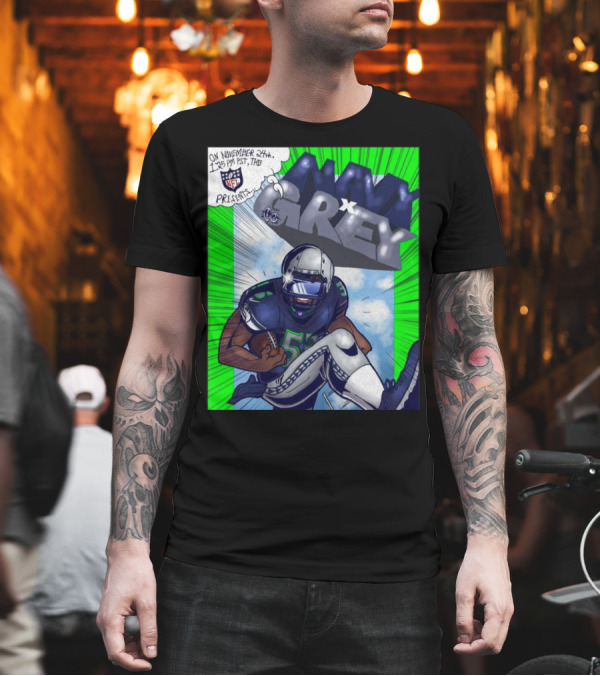 Seattle Seahawks Navy X Grey November 24th 1:25 PM PST The NFL Presents T-Shirt