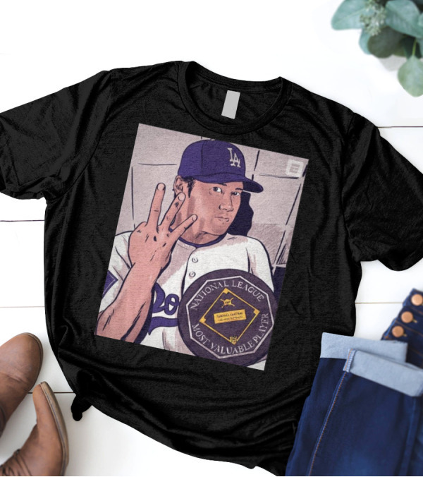 Shohei Ohtani LA Dodgers 2024 National League Most Valuable Player Wins Third MVP Award T-Shirt