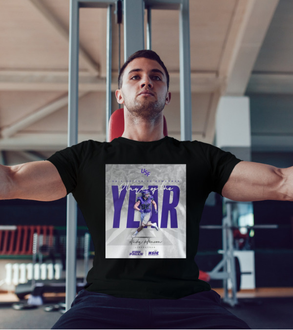 USF Football Andy Henson NSIC Defensive Newcomer Player Of The Year Linebacker T-Shirt