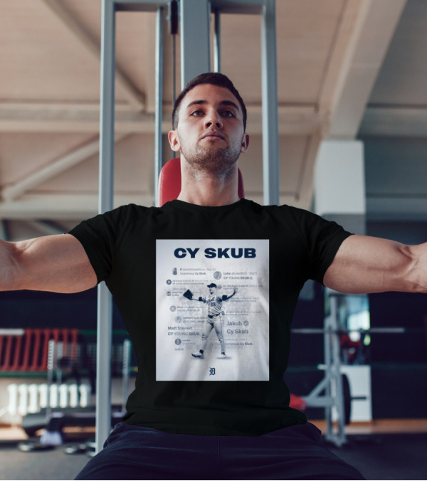 Detroit Tigers Unanimous Cy Skub Jakob Matt Stewart Cy Young Skub Era T-Shirt