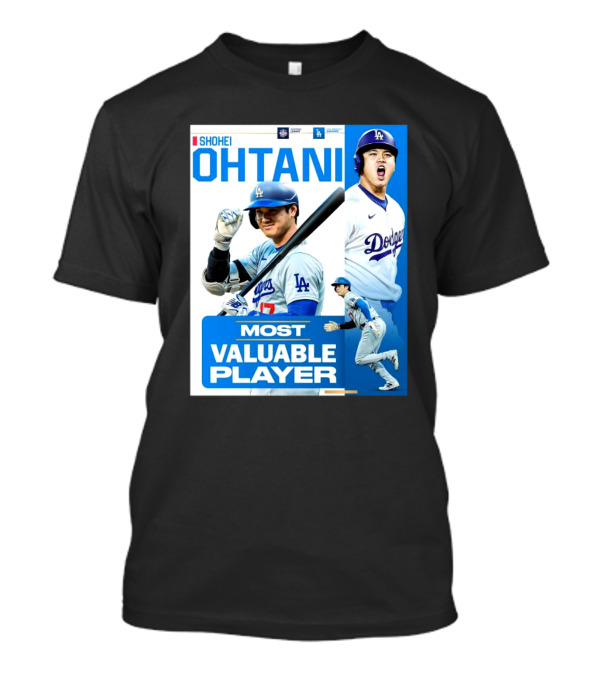 Shohei Ohtani Most Valuable Player Los Angeles Dodgers MLB T-Shirt
