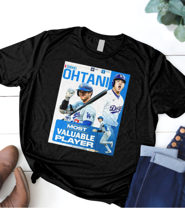 Shohei Ohtani Most Valuable Player Los Angeles Dodgers MLB T-Shirt
