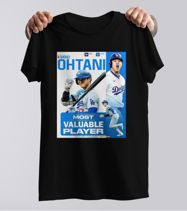 Shohei Ohtani Most Valuable Player Los Angeles Dodgers MLB T-Shirt