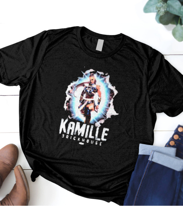 Kamille Brickhouse AEW Burst Impact T-Shirt