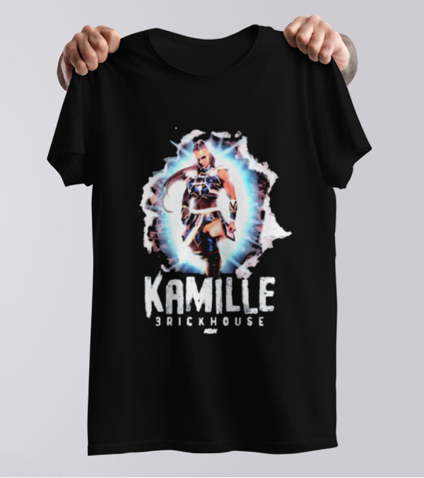 Kamille Brickhouse AEW Burst Impact T-Shirt