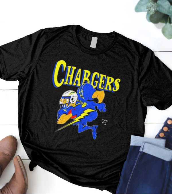 Los Angeles Chargers Crenshaw Skate Club Mascot Football Cartoon Character T-Shirt