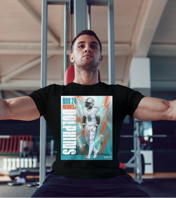 NOV 24 Patriots Vs Dolphins NFL Football Game T-Shirt