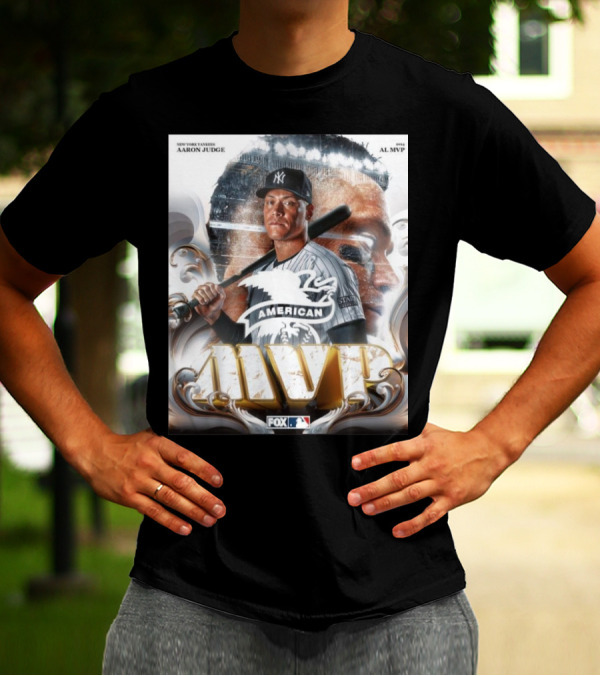 New York Yankees Aaron Judge 2024 AL MVP American League All Rise MLB On FOX T-Shirt