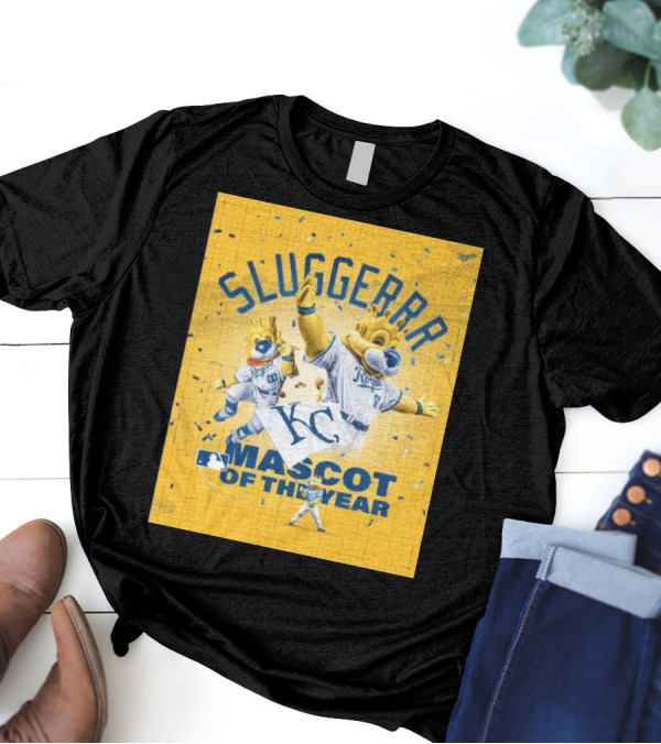 Kansas City Royals Sluggerrr Mascot Of The Year 2024 MLB T-Shirt