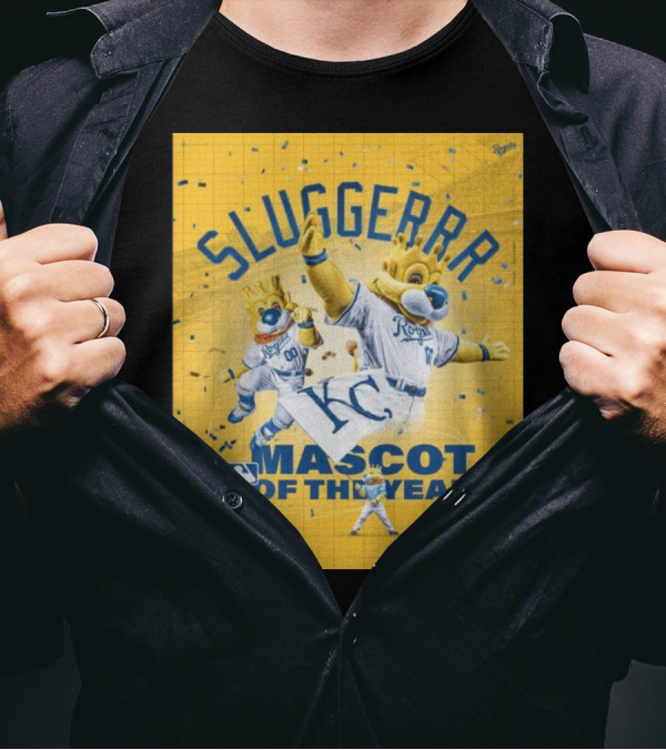 Kansas City Royals Sluggerrr Mascot Of The Year 2024 MLB T-Shirt