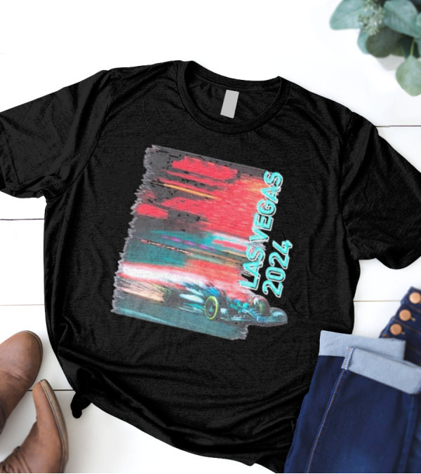 Mercedes AMG Petronas Las Vegas 2024 Race Speed T-Shirt