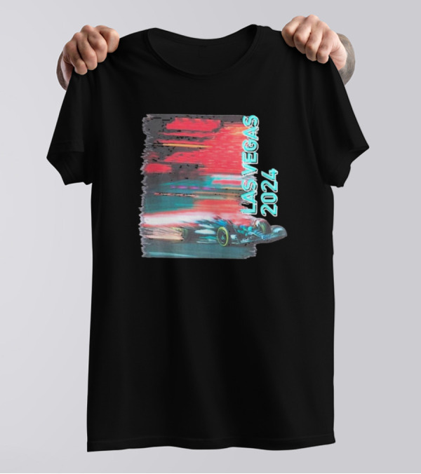 Mercedes AMG Petronas Las Vegas 2024 Race Speed T-Shirt