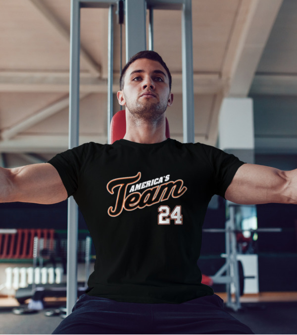 Detroit Tigers America’s Team 24 MLB T-Shirt