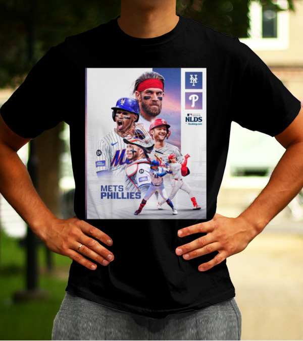 Mets Vs Phillies NLDS Matchup Featuring Iconic Players T-Shirt