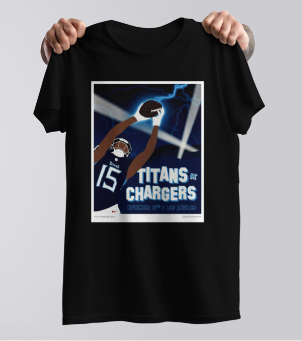 Titans At Chargers November 10th Los Angeles Nick Westbrook-Ikhine T-Shirt