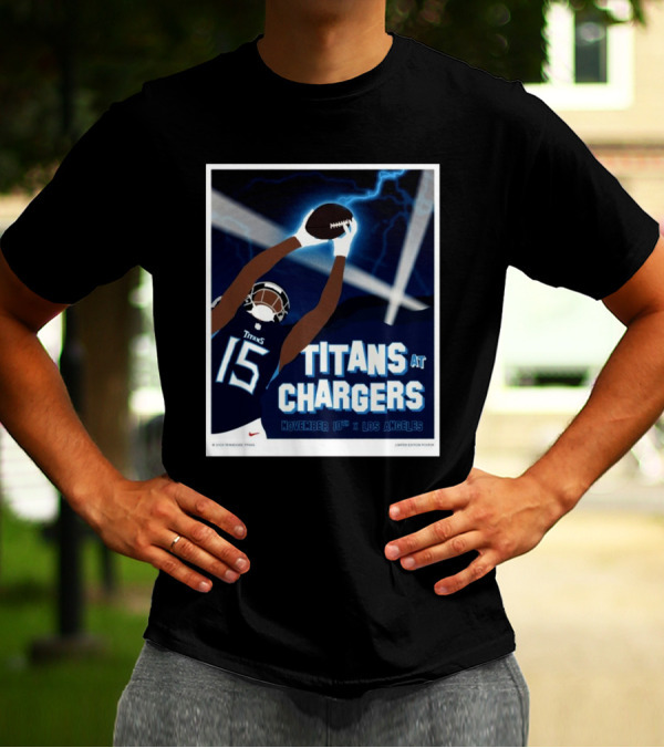 Titans At Chargers November 10th Los Angeles Nick Westbrook-Ikhine T-Shirt
