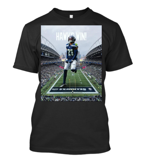Seattle Seahawks Hawks Win Lives For Sunday NFL T-Shirt