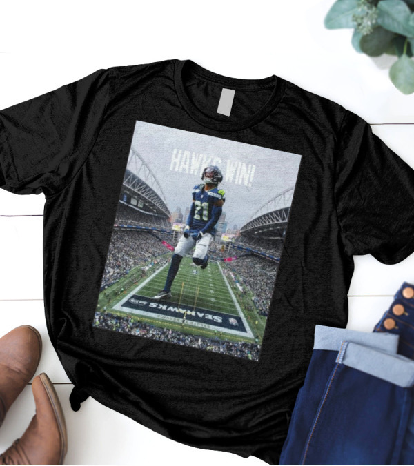 Seattle Seahawks Hawks Win Lives For Sunday NFL T-Shirt