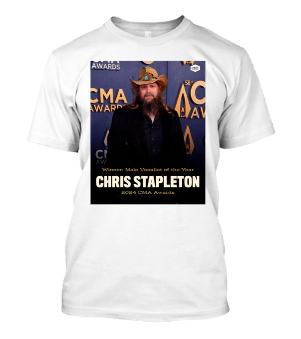 Chris Stapleton Winner Male Vocalist Of The Year 2024 CMA Awards T-Shirt