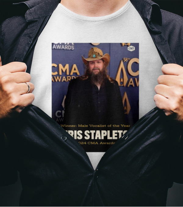 Chris Stapleton Winner Male Vocalist Of The Year 2024 CMA Awards T-Shirt