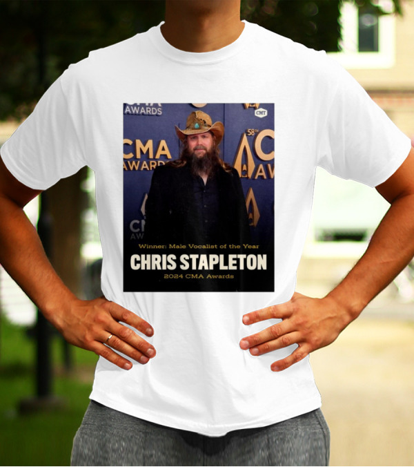 Chris Stapleton Winner Male Vocalist Of The Year 2024 CMA Awards T-Shirt