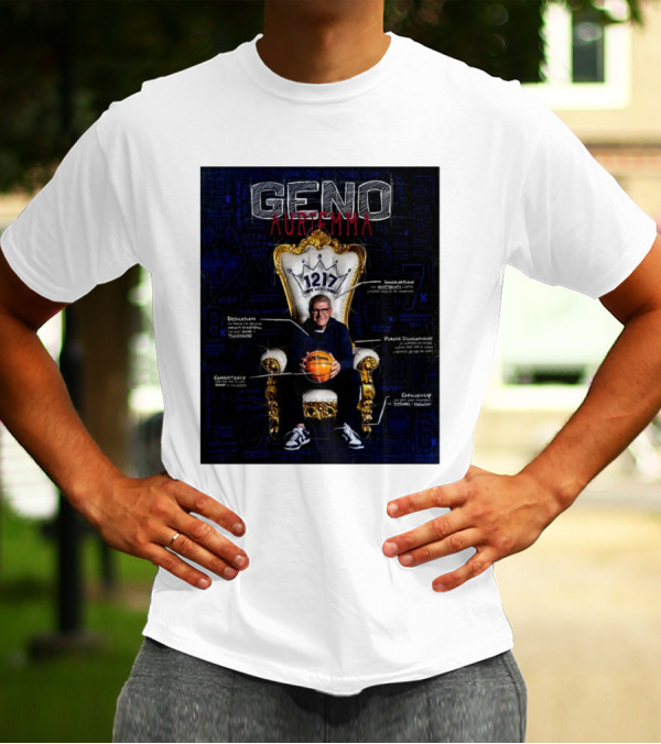 Geno Auriemma 1217 Wins Dedication Insatiable Consistency Player Development Efficiency T-Shirt