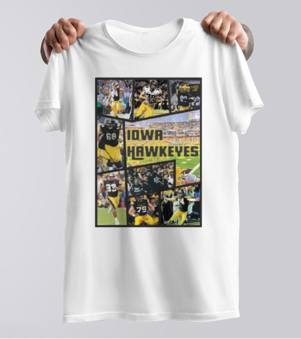 Iowa Hawkeyes Football Players Grand Theft Auto T-Shirt