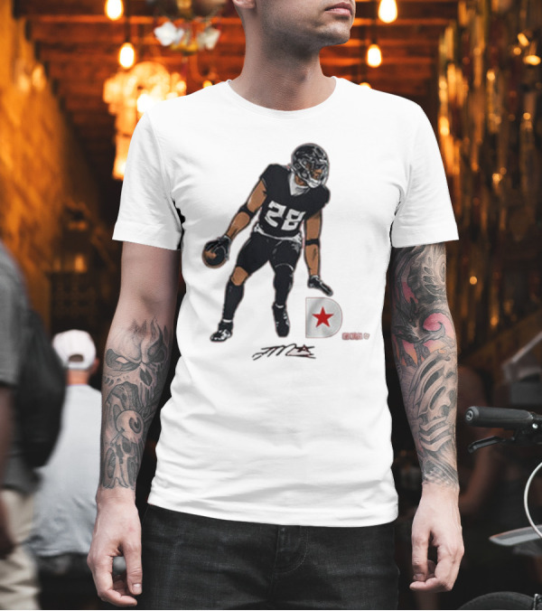 Joe Mixon 28 Houston Texans NFL Signature Player T-Shirt