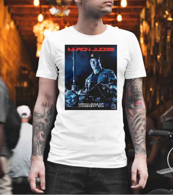 Aaron Judge New York Yankees American League MVP Judgement Day 2024 MLB T-Shirt