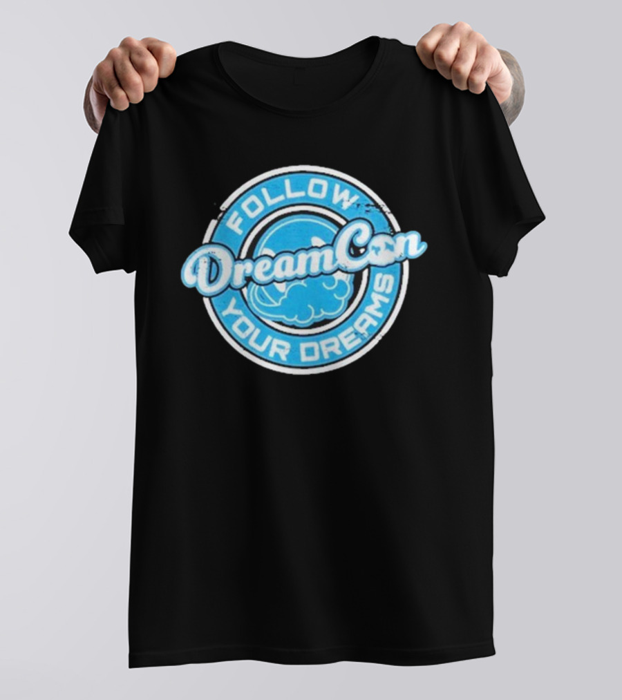 DreamCon Follow Your Dreams Dreamconvention Standard Cloud Badge T-Shirt
