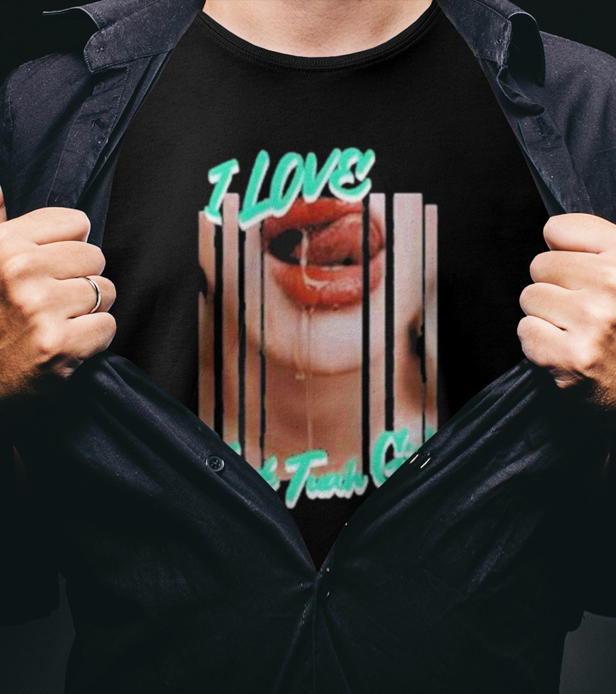 I Love Hawk Tuah Girl – Hawk Tuah Girls Dripping Lips Visual T-Shirt