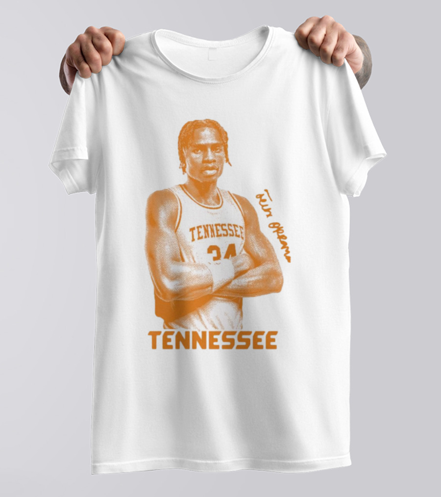 Felix Okpara Tennessee Basketball 34 Signature T-Shirt