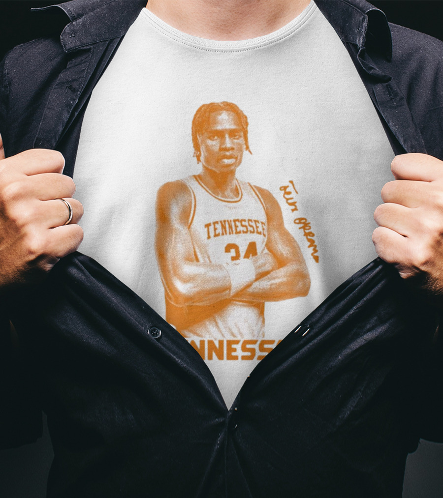 Felix Okpara Tennessee Basketball 34 Signature T-Shirt