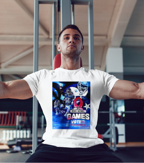 Tennessee Titans NFL Pro Bowl Games Vote 25 Kenneth Murray Jr. Linebacker T-Shirt
