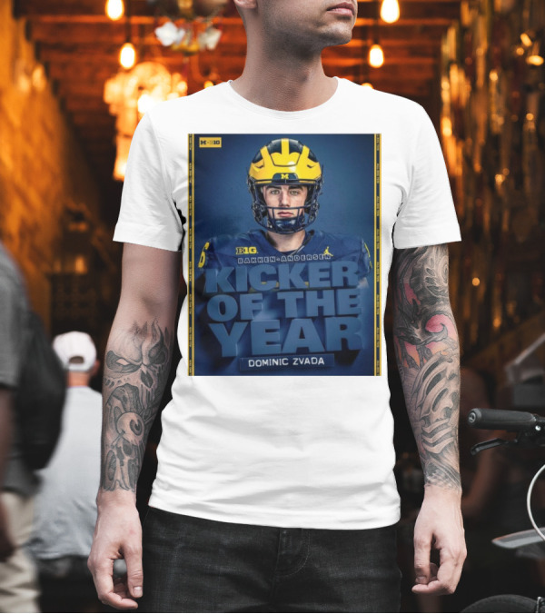 Michigan Wolverines Big Bakken-Andersen Kicker Of The Year Dominic Zvada T-Shirt