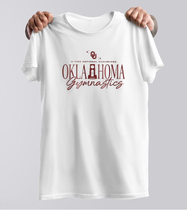 Oklahoma Sooners 6-Time National Champions Oklahoma Gymnastics 2025 Home Schedule T-Shirt