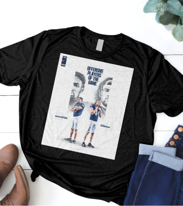 Game 12 Offensive Players Of The Game Singleton Warren Penn State Nittany Lions Vs Maryland T-Shirt