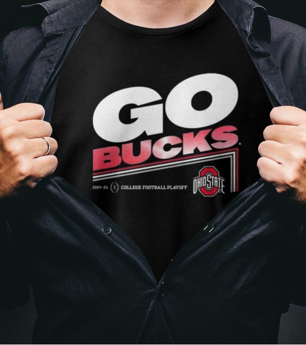 Ohio State Buckeyes 2024-25 College Football Playoff Go Bucks T-Shirt