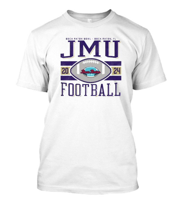JMU Football 2024 Boca Raton Bowl Boca Raton FL T-Shirt