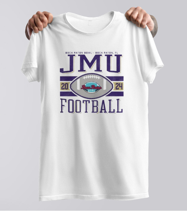 JMU Football 2024 Boca Raton Bowl Boca Raton FL T-Shirt