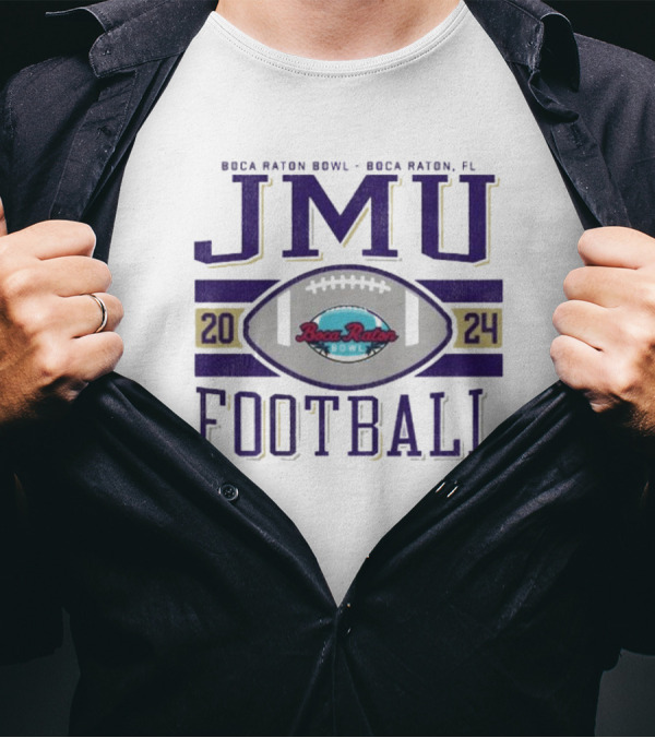 JMU Football 2024 Boca Raton Bowl Boca Raton FL T-Shirt