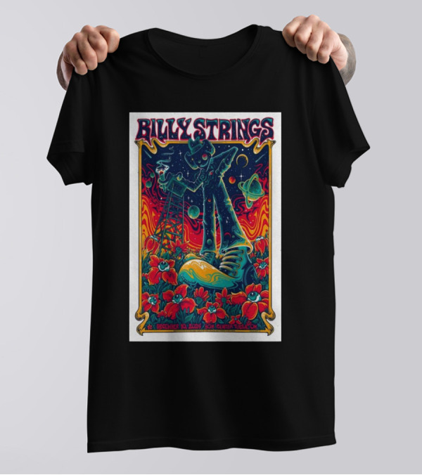 Billy Strings Psychedelic Cosmic Performance BOK Center Tulsa OK December 10 T-Shirt