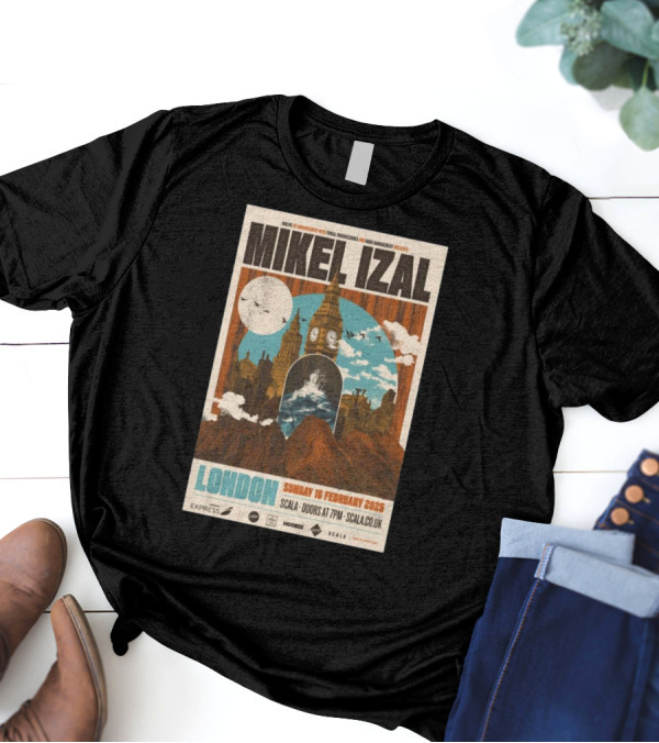 Mikel Izal London Scala February 16 2025 Tour T-Shirt