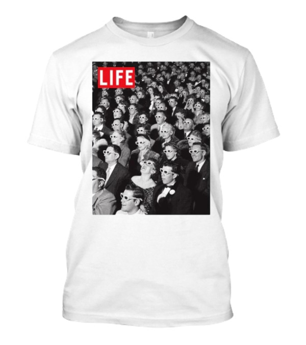 Life Magazine 3D Movie Audience T-Shirt