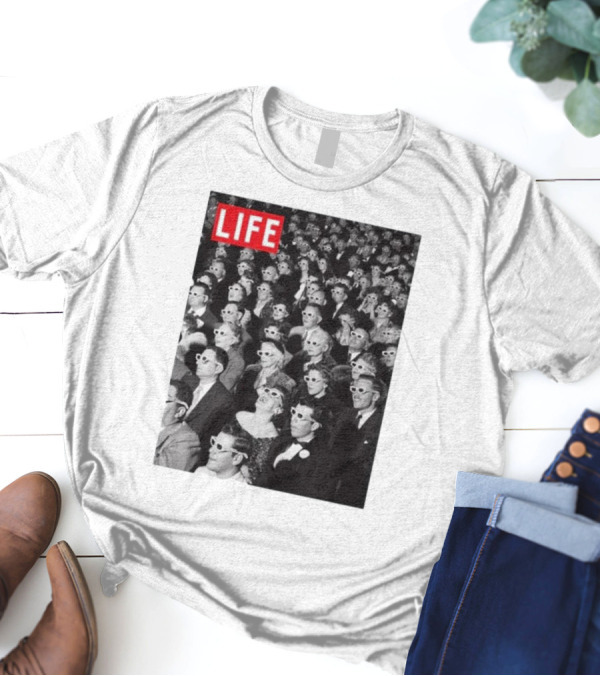 Life Magazine 3D Movie Audience T-Shirt
