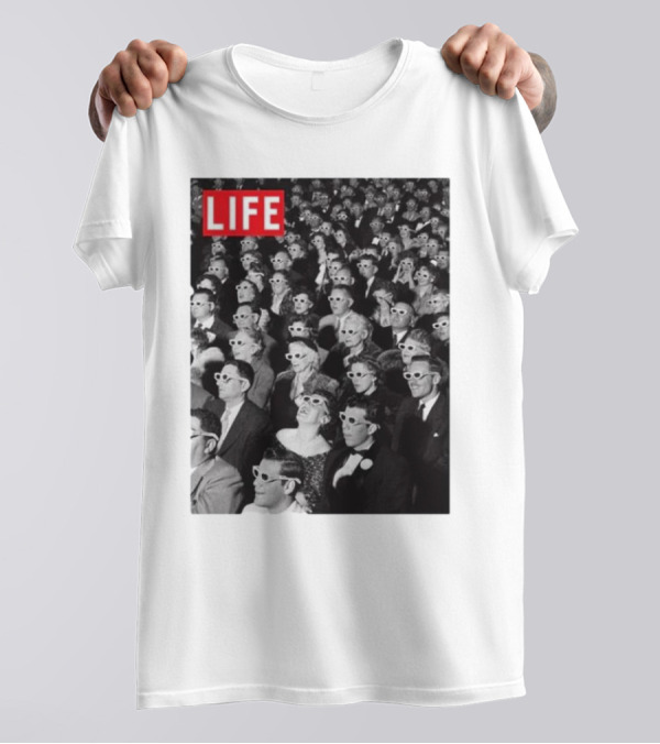 Life Magazine 3D Movie Audience T-Shirt