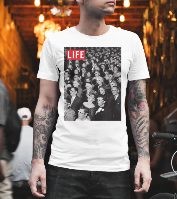 Life Magazine 3D Movie Audience T-Shirt