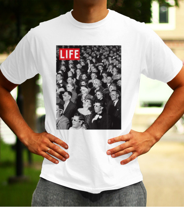 Life Magazine 3D Movie Audience T-Shirt