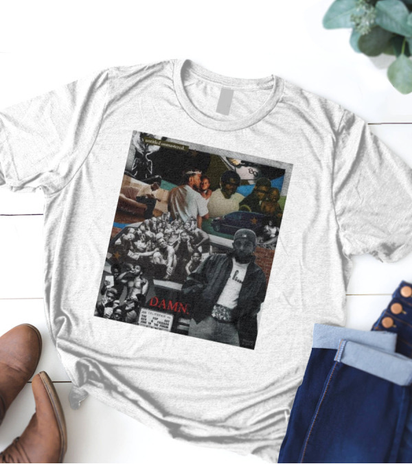 Untitled Unmastered DAMN Kendrick Lamar Shane Ramos GNX Albums Collage T-Shirt