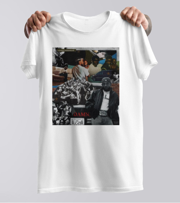 Untitled Unmastered DAMN Kendrick Lamar Shane Ramos GNX Albums Collage T-Shirt